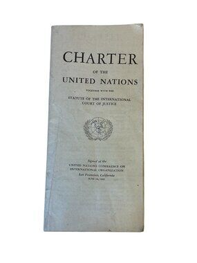 1945 VFW Charter of United Nations & Statute of International Court of Justice